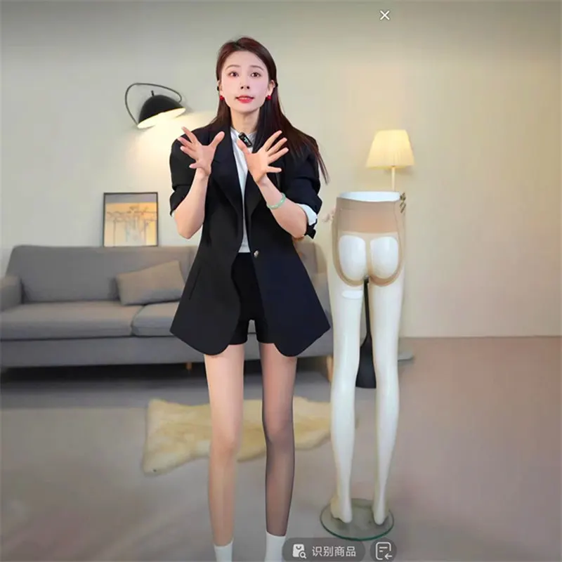 

Anchor's Same Style Peach Butt Stockings Anti-Snag0DUltra-thin Matte Pantyhose for Women, Peach Butt Lifting, Velvet Anti-