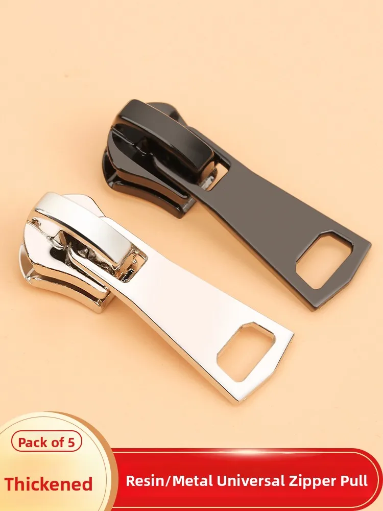 

No 5 универсальная сменная головка молнии из смолы металла для сумок для одежды вниз Jaet, аксессуары для шитья «сделай сам», ручки на молнии