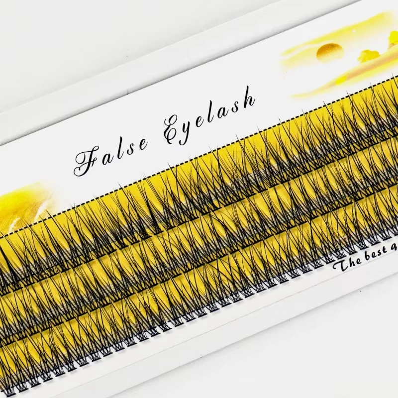 1/กล่อง 120 กลุ่มขนตาปลอมธรรมชาติ 3D รัสเซีย lashes เครื่องมือแต่งหน้า Lashes ขายส่ง