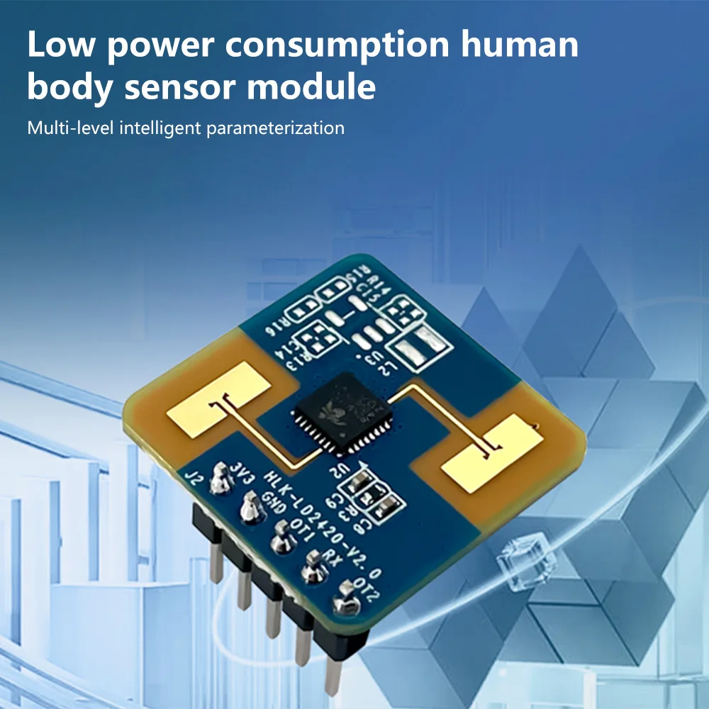 Presença Humana Sensing Radar Module, HLK-LD2420, 24G Million Wave Radar, Intelligent Wave Sensor