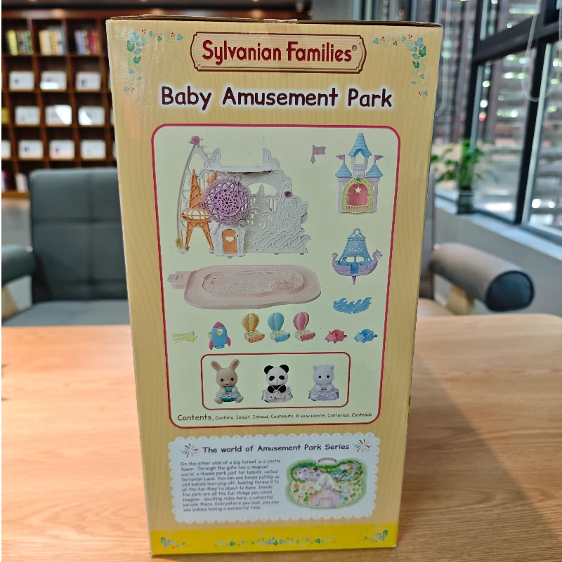 Sylvanian Families Dream Castle Set Baby Amusement Park Surface Flocking Soft PVC ABS Plastic Material Cute Doll Simulation Toys