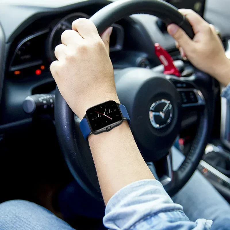20mm 22mm watch Strap For Amazfit gts/4/3/2/gts2/4 Mini/Gtr4/3/2/2e/47mm Smartwatch Silicone Bracelet Watchabnd Amazfit gts Band image 3