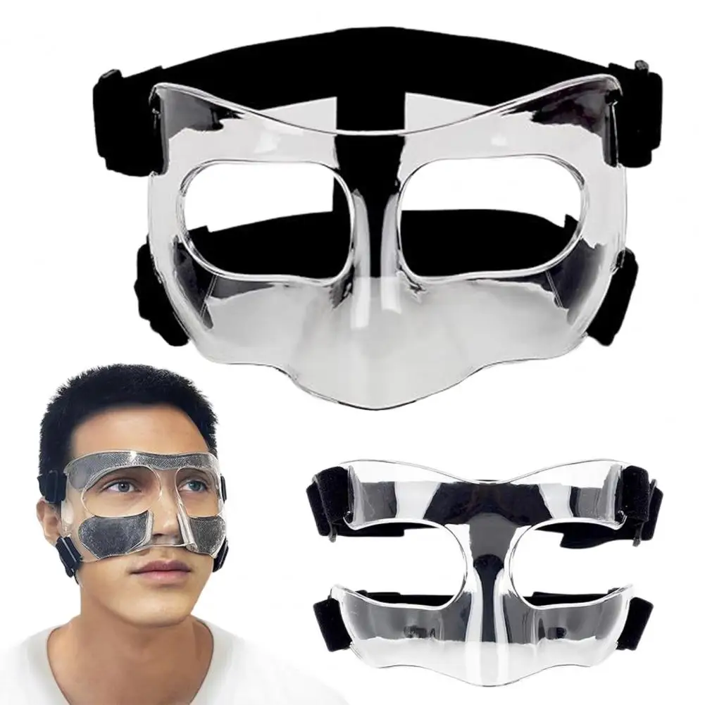 

Nose Guard For Broken Nose Face Shield Masks Transparent Basketball Football Training Face Shield Cover Sports Protect