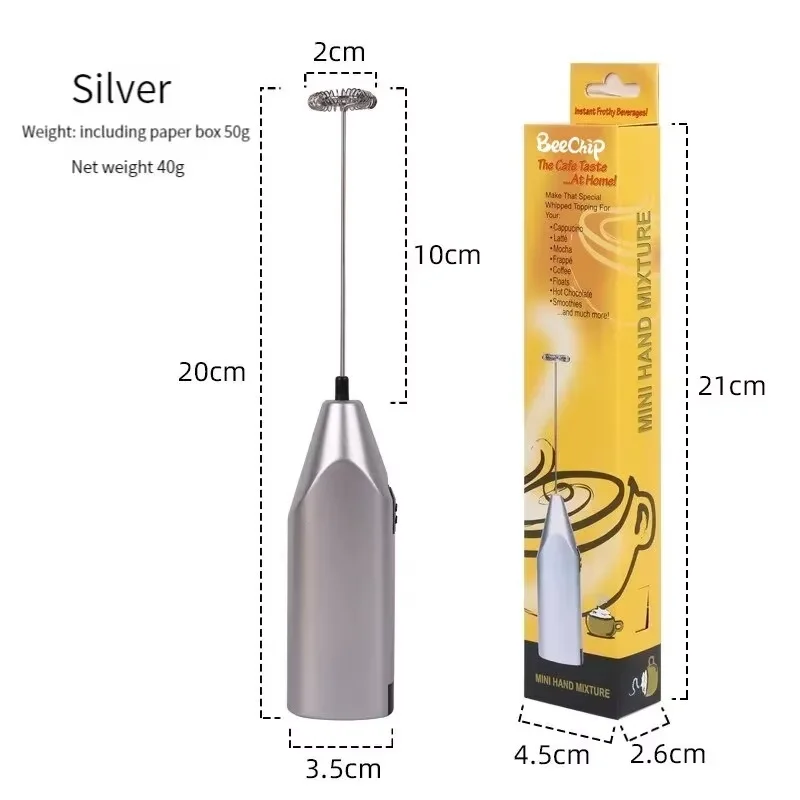 Mini Fouet Électrique pour Déterminer le Centre Commercial, Batteur à Lait, Outils de Cuisson, Fournitures de Cuisine, Fouet à Crème pour les emoufs