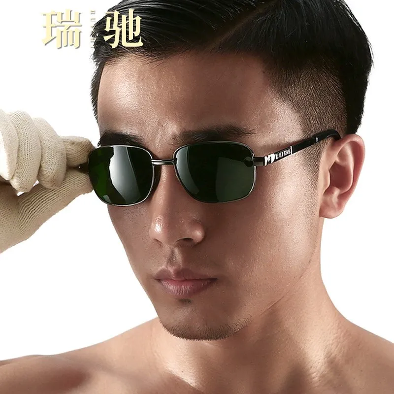 Welders Use Wind-Proof Glasses Polishing Anti-Splash Green Strong Light Protection Welding Argon Arc Welding