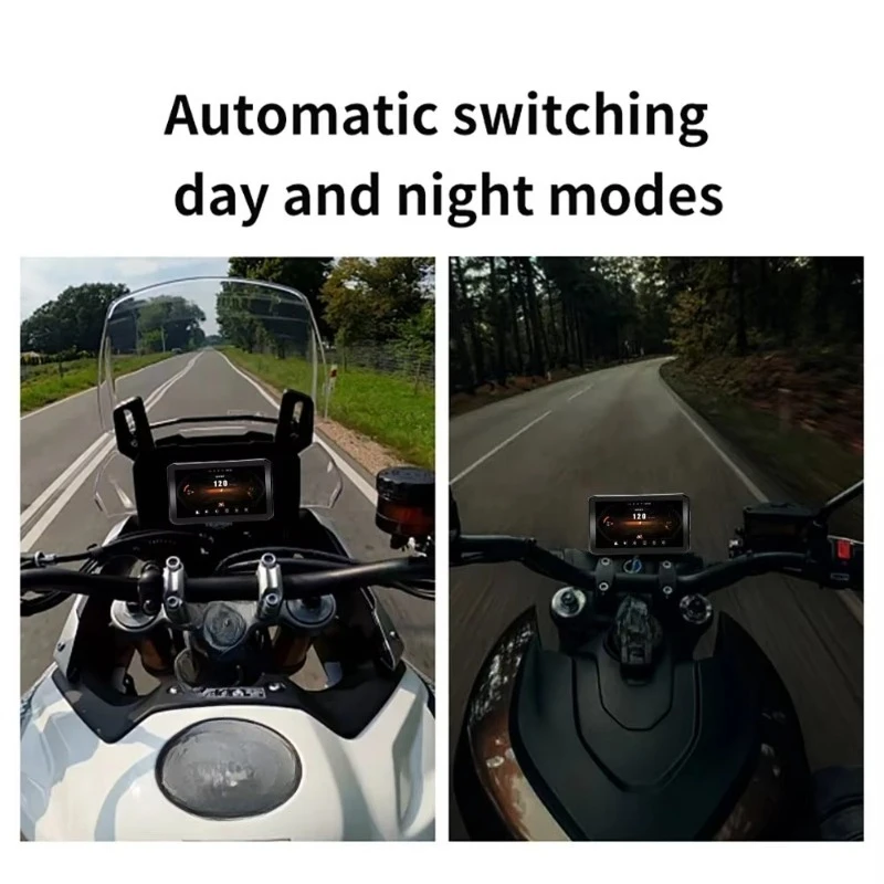 Waterproof Navigation for Motorcycle with Remote Control 5" Best Motorcycle Gps Unit Gps Navigation Device for Bike