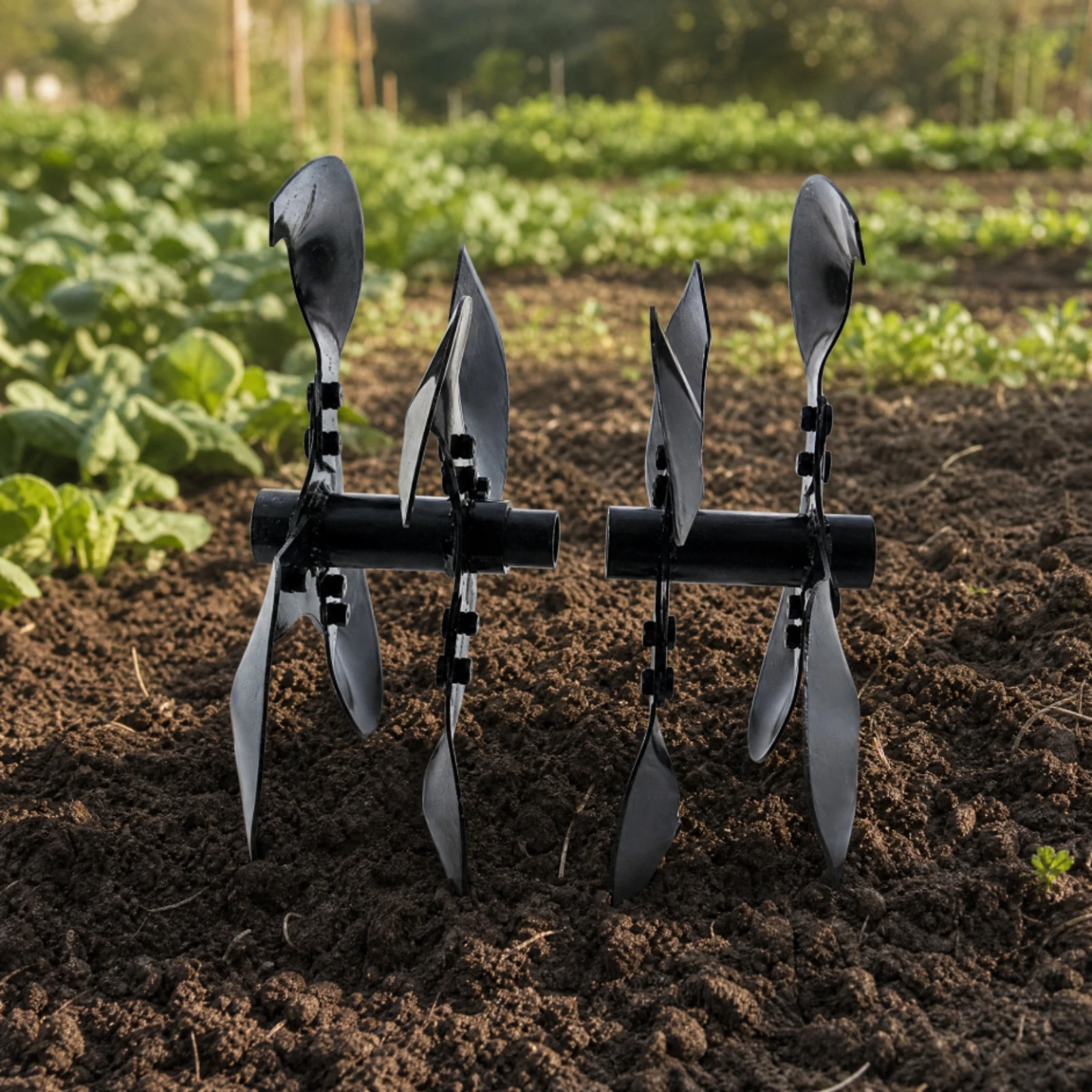 토양 경작용 부착 장치, 검은색 금속으로 제작된 경운 - Soil Tilling Cultivator 리뷰 및 가격