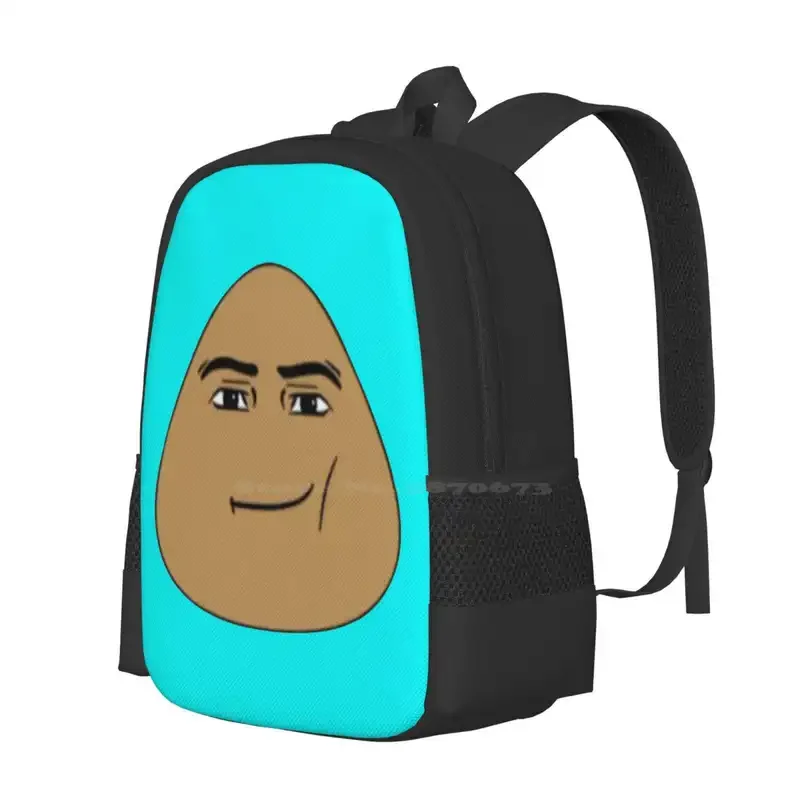 Pou meme hot sale schoolbag backpack fashion bags Pou meme memes Cursed Images funny face Dank Meme