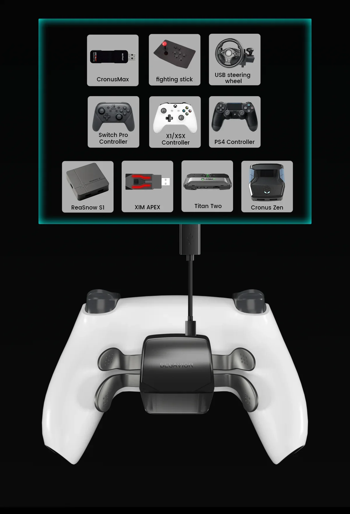 YYHC Besavior P5 espandibile Elite Controller BT gamepad una varietà di periferiche di gioco per PS5