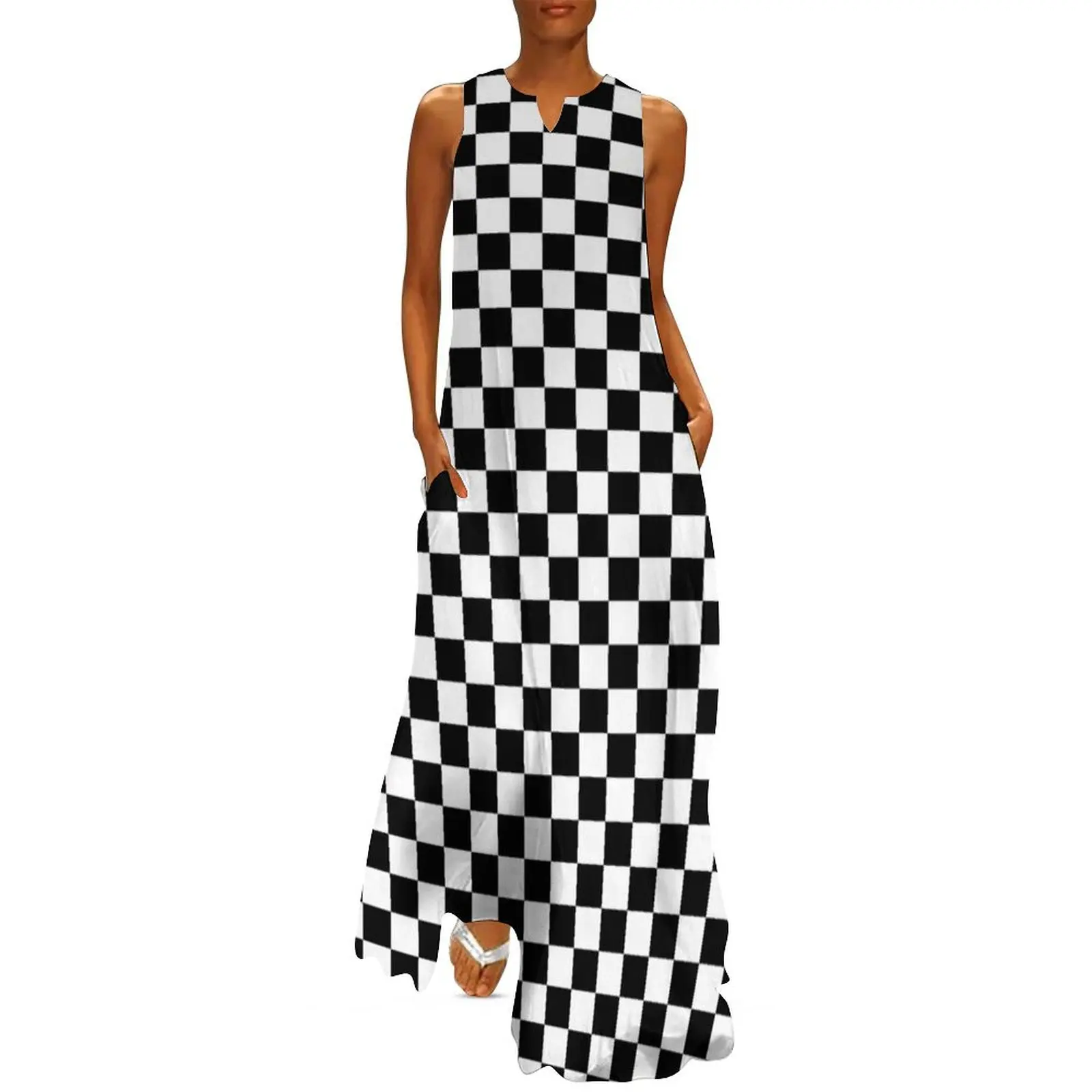 

Chequered Flag Checkered Racing Car Winner Bedspread Duvet Phone Case Long Dress luxury dresses long sleeve dresses Dress