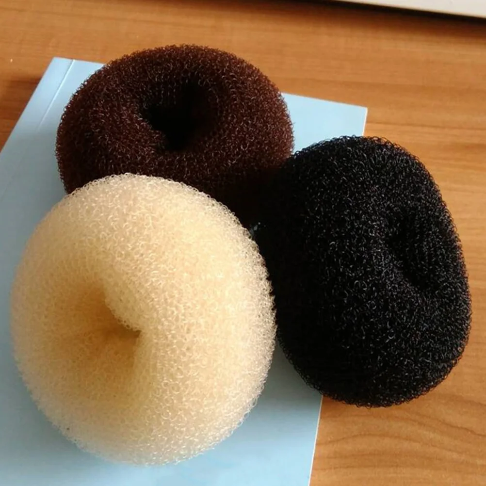 

6Pcs Donut Hair Bun Makers Breathable Portable Hair Ring for Women Fast Styling Chignon Maker for Special Occasions and Everyday