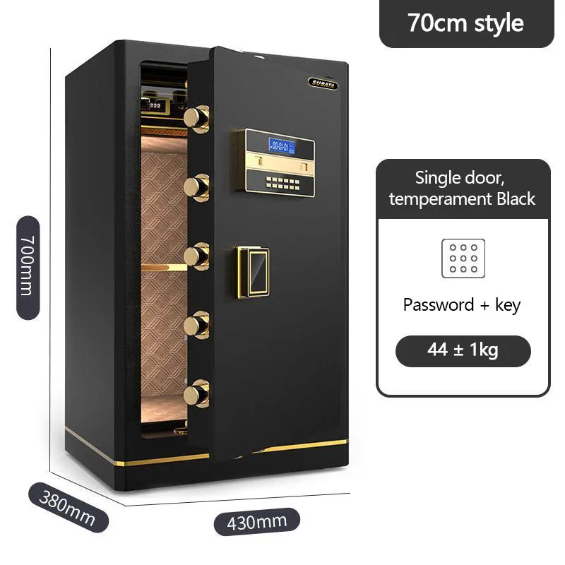 XBT Sumdor security fingerprint big password gold document safe box cassaforte office used luxury smart safe deposit box