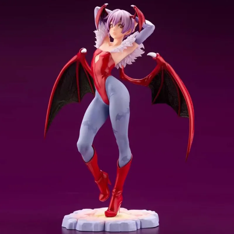 Darkstalkers Morrigan Aensland Anime Figure Lilith Action Figurine Pvc Statue Felicia Figure Girl Halloween Model Collection Toy