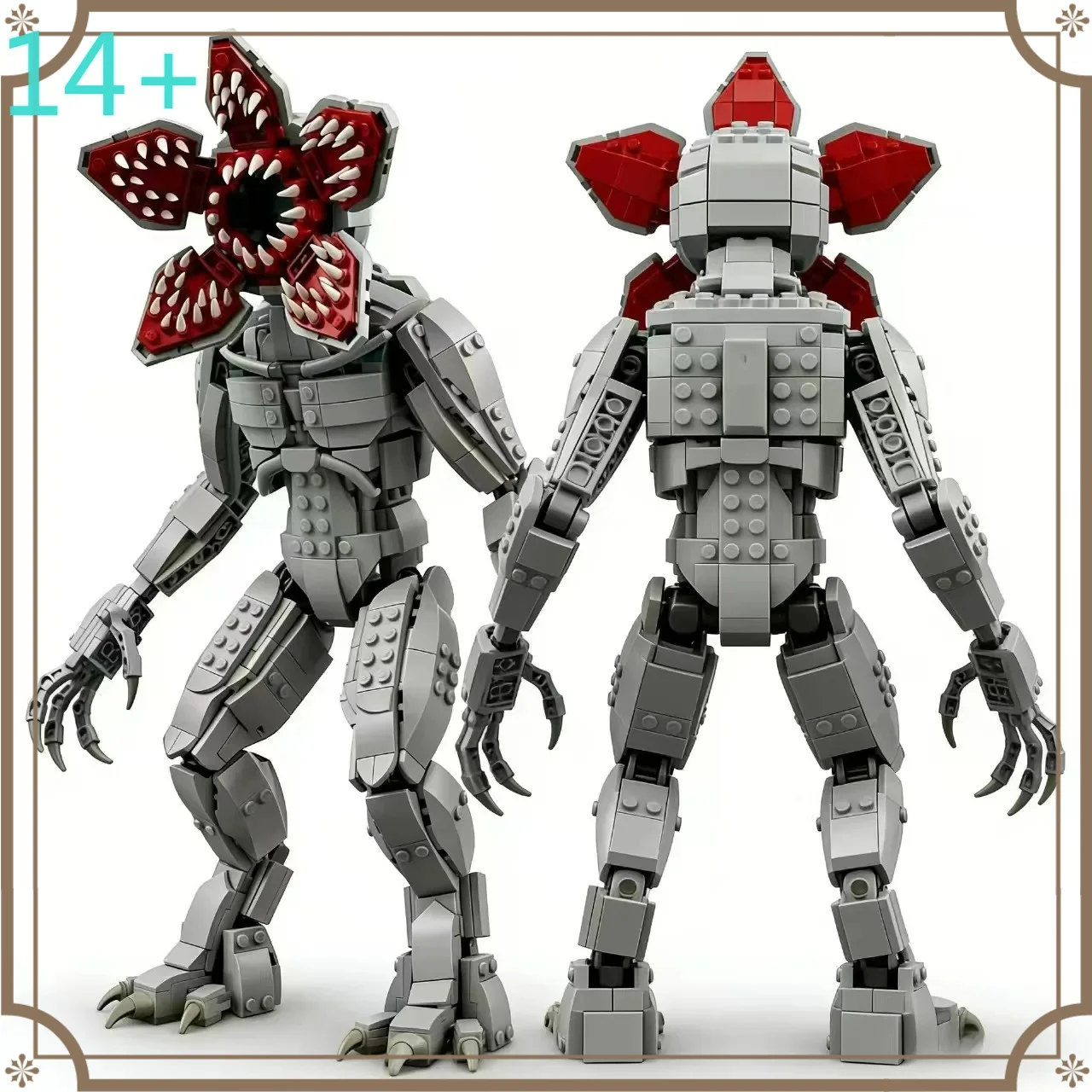 

Moc lnright Store Plant Giant Devil Demogorgon Vecna Model Buliding Blocks Bricks Construction Toys for Kids Halloween Gifts