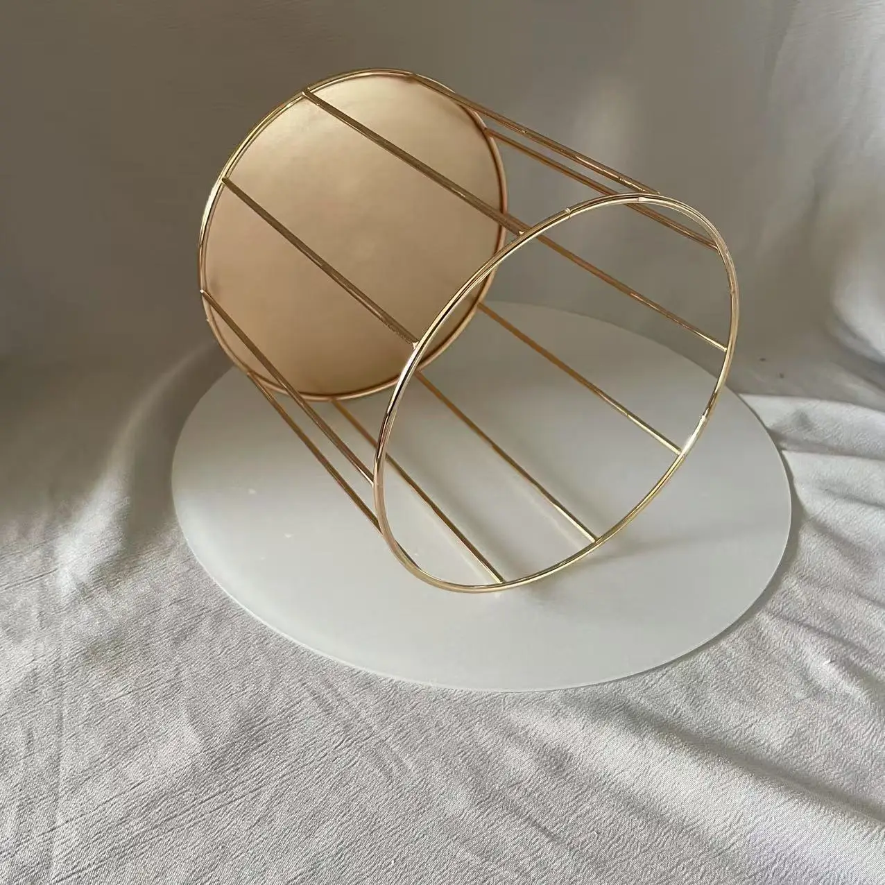 Golden Cake Stands Cylinder Wedding Valentines Birthday Party Cakes Decoration Cake Plinth