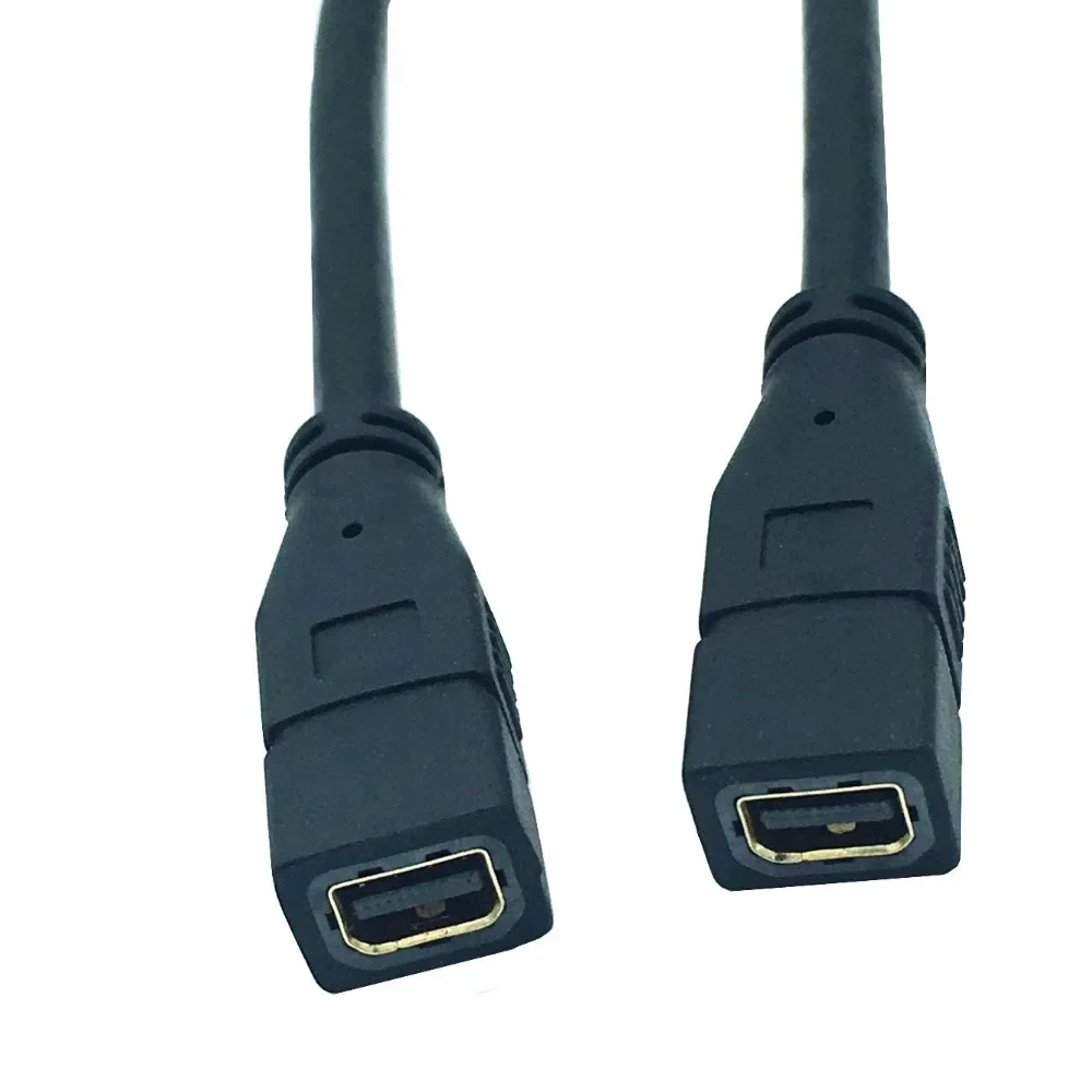 DisplayPort Mini DisplayPort أنثى إلى أنثى موسع DP Mini DP أنثى تمديد كابل 30 سنتيمتر 2K * 4K @ 60 هرتز