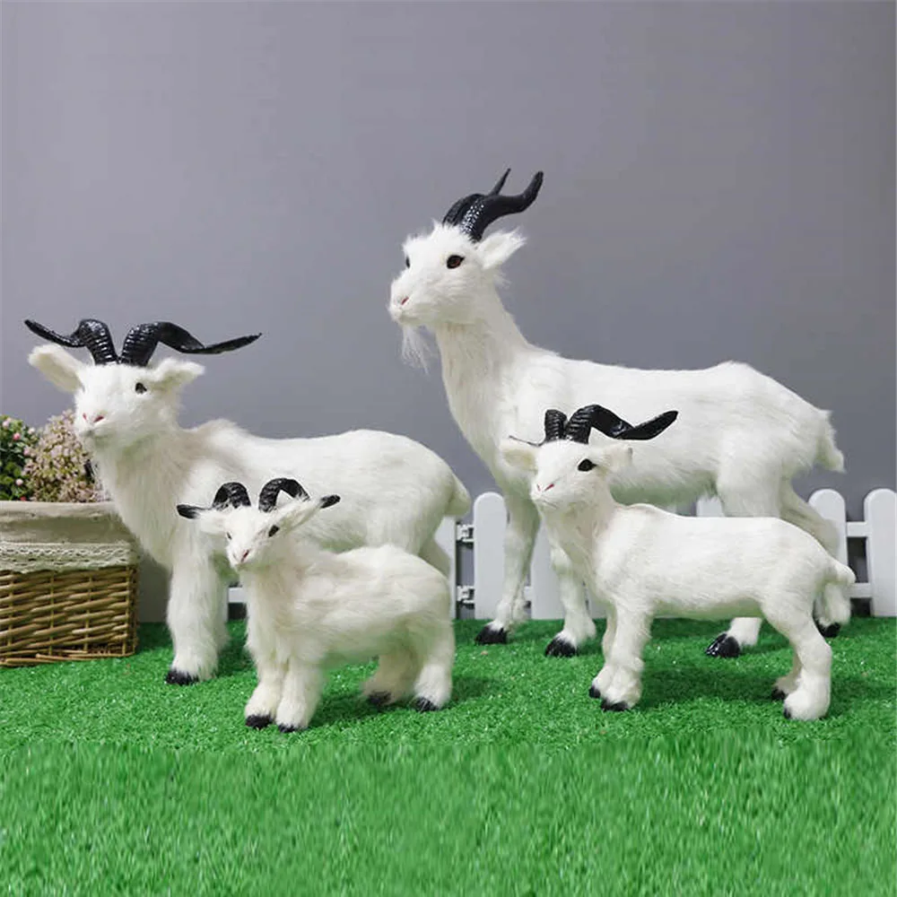 

figurine animal for boys girls baby farm animals birthday decorations kids children's party gifts simulation goat model