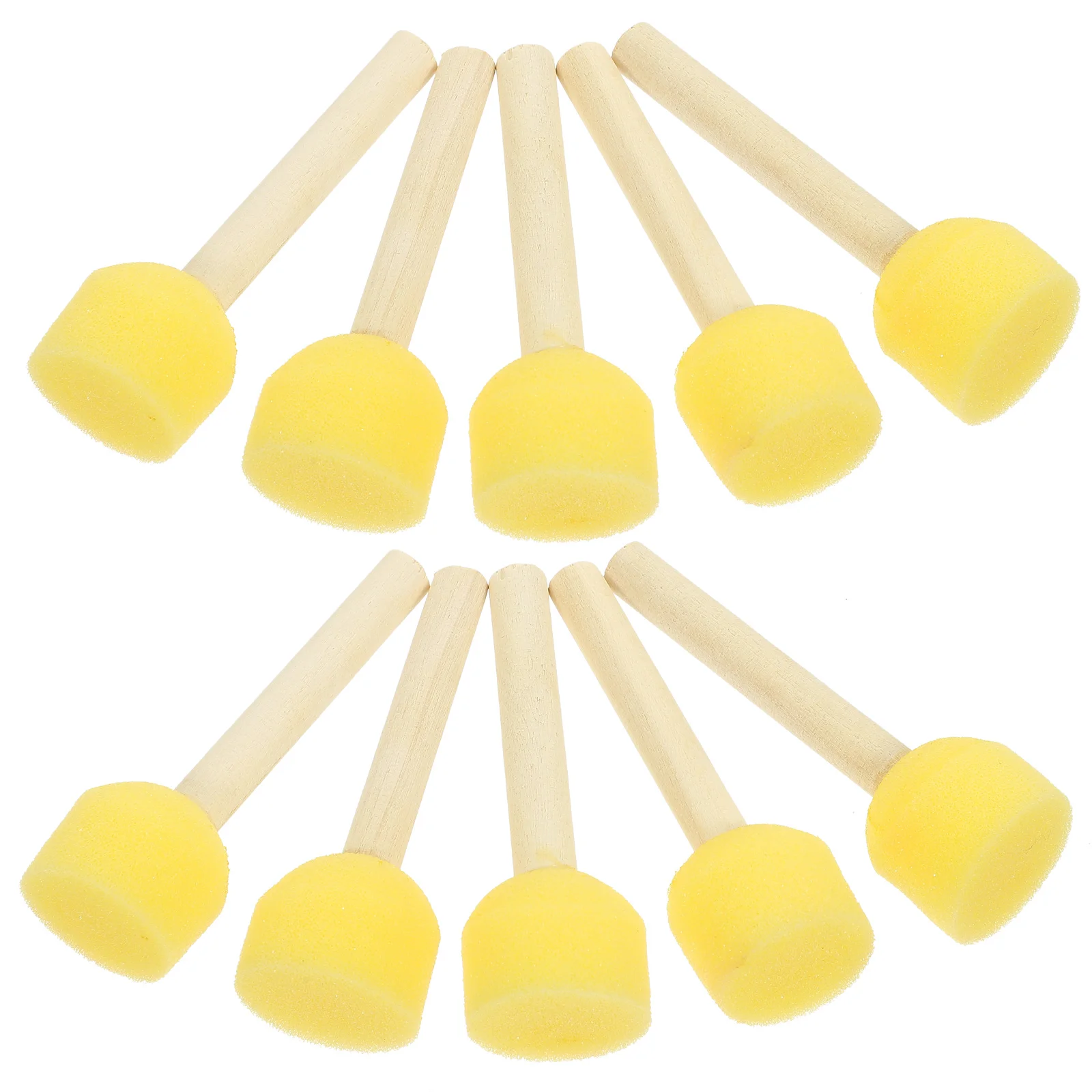 

20 Pcs Mushroom Head Sponge Painting Kids Foam Tool Kids' Drawing and Supplies Portable Child