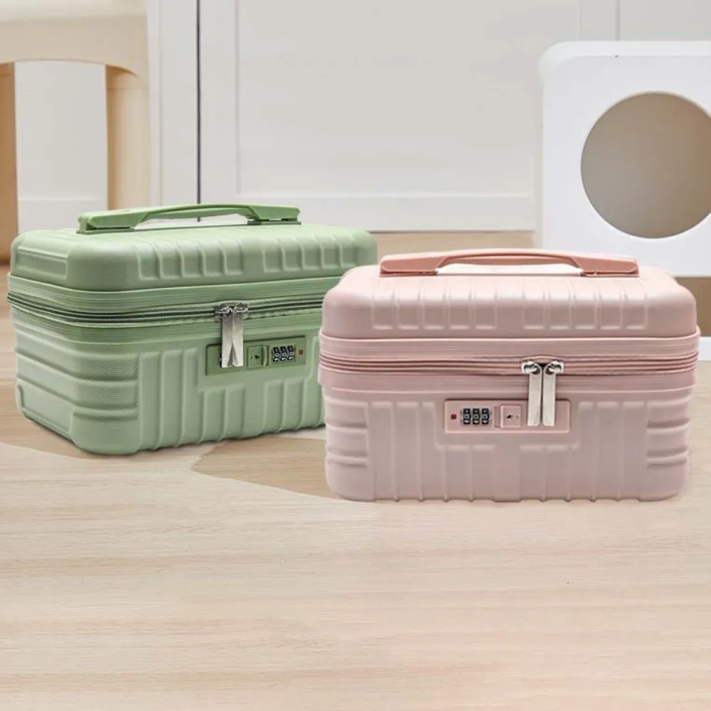 Fourteen Inch Mini Suitcase Portable Lightweight Cosmetic Case Waterproof Large Capacity Makeup Box Honeymoon Trip