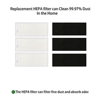 11 Pcs For Yeedi K650 Self Emptying Robot Vacuum Main Side Brush Rag Dust Bag Cleaner Parts Replacement-A98U
