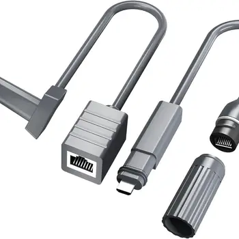 for Starlink Cable RJ45 Female Connector for Starlink Cable Connector Anti Aging Layer 24AWG Single Bare Copper for Home