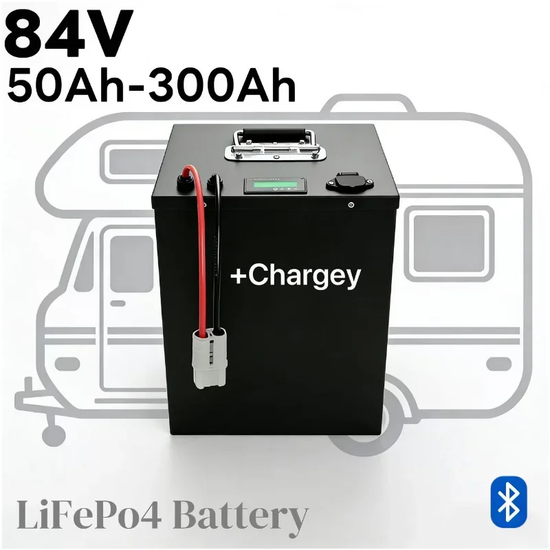 84V LiFePO4 Battery | Fast Charge & Long Life | 50-280Ah | 8KW-12KW | For EV Motorcycle & Sightseeing Car | Safe & High Performa