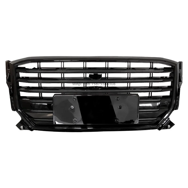 

Car Accessories for Q2 Front Grill Change to RSQ2 Facelift Mesh Grille Radiator Honeycomb Grills RS Frame quattro 2017-2019