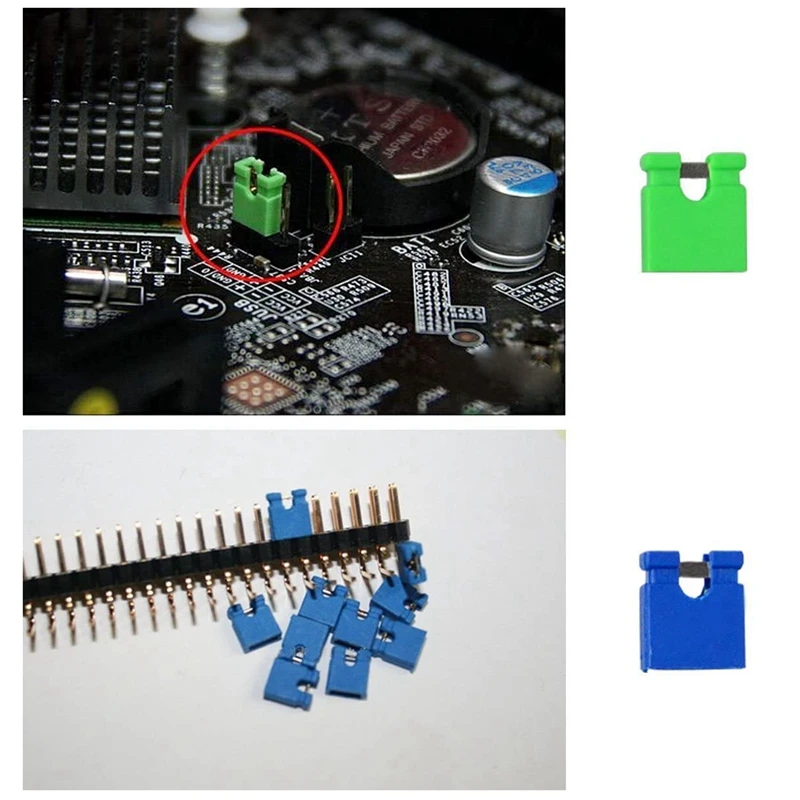 100Pcs 2.54MM Jumper Cap Open Type Shorting Cap Shorting Block Shorting Cap Socket Pin Header Connection Block