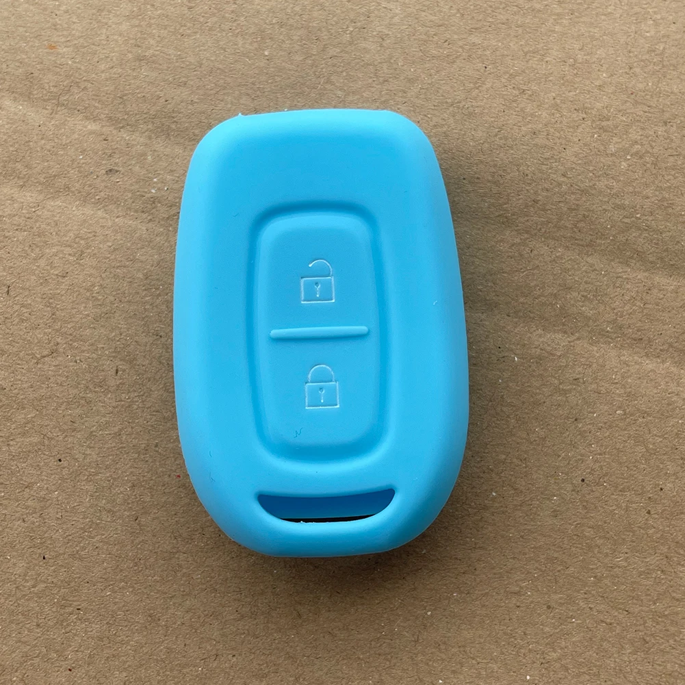 Silicone Car Key Cover FOB Case For Renault Duster dacia Scenic Master Megane Logan Clio Captur Keyless Rubber Protector