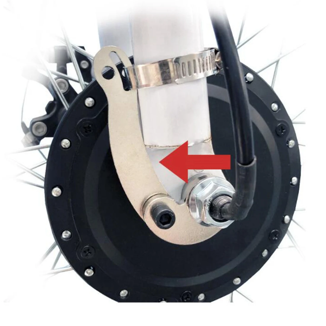 Accessorio per braccio di coppia per bici elettrica M16 per rondelle di coppia per motore Ebike anteriore posteriore 3000W 5000W 8000W