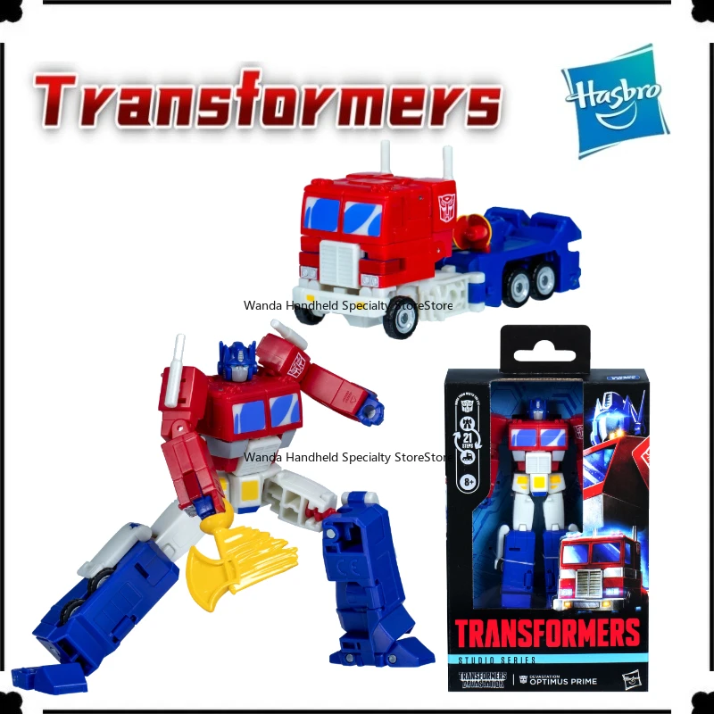 

In stock Hasbro Transformer Optimus Prime Collection of figures Birthday gift Automobile model Mobile finished product studio