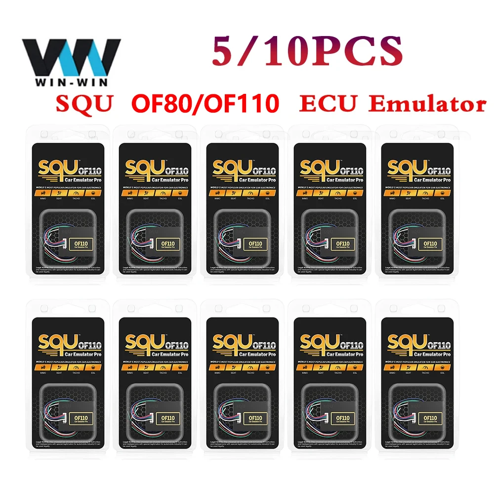 5/10pcs SQU OF96 OF110 Universal Car IMMO Emulator for VAG/Mercedes Benz/Opel/Renault/BMW/Honda Tacho ECU Tuning Programmer Tool