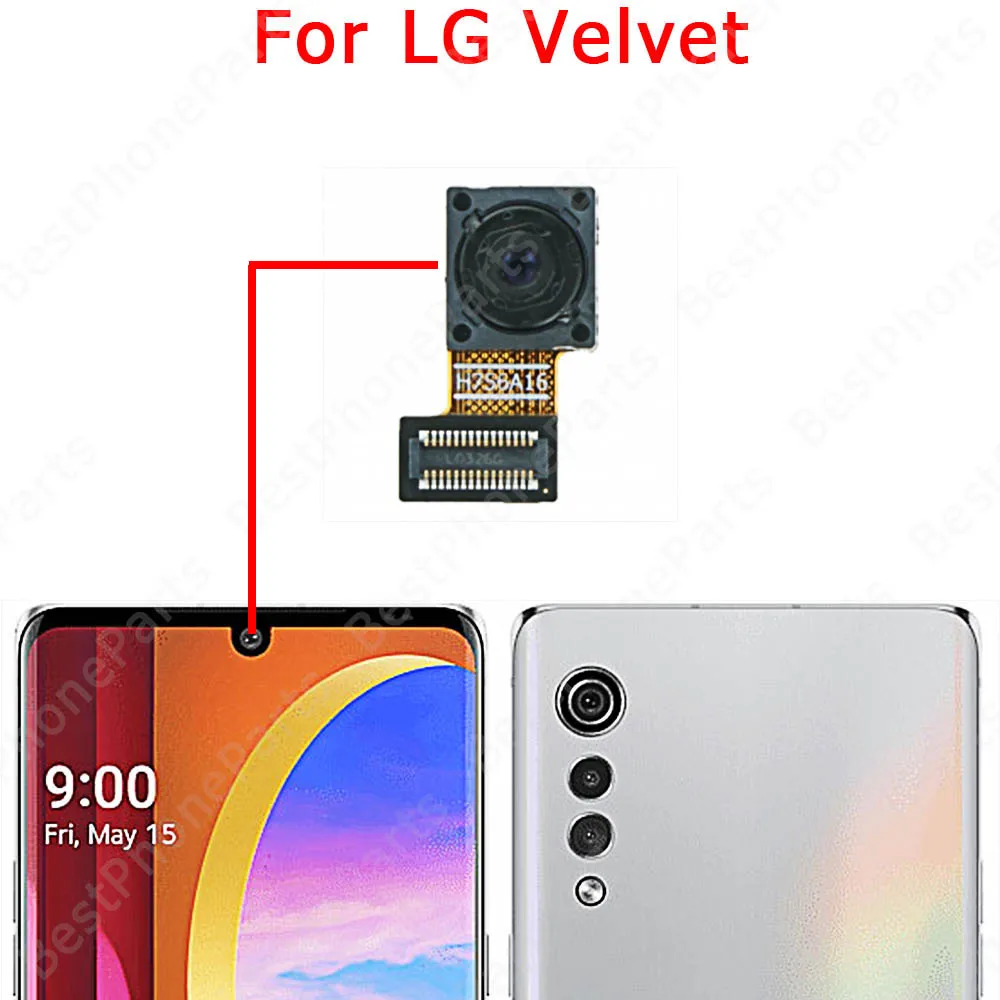 Selfie Big Facing Rear Backside Camera Module For LG V20 V30 V50 V60 Velvet 5G Back View Front Camera Replacement