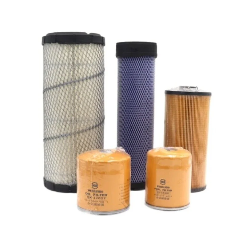 For Sany Sy55C 60 65 75C-8-9 Machine Filter Oil Filter Diesel Air Filter Element