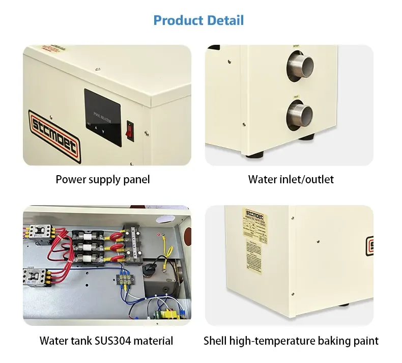 TLF STCMOET 40kW Portable Electric Heat Pump Water Heater for Swimming Pool Spa - view 5