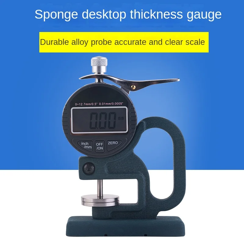 Digital Display Sponge Feeler Gauge Sponge Foam Thickness Thickness Gauge Diameter 30mm Desktop Large