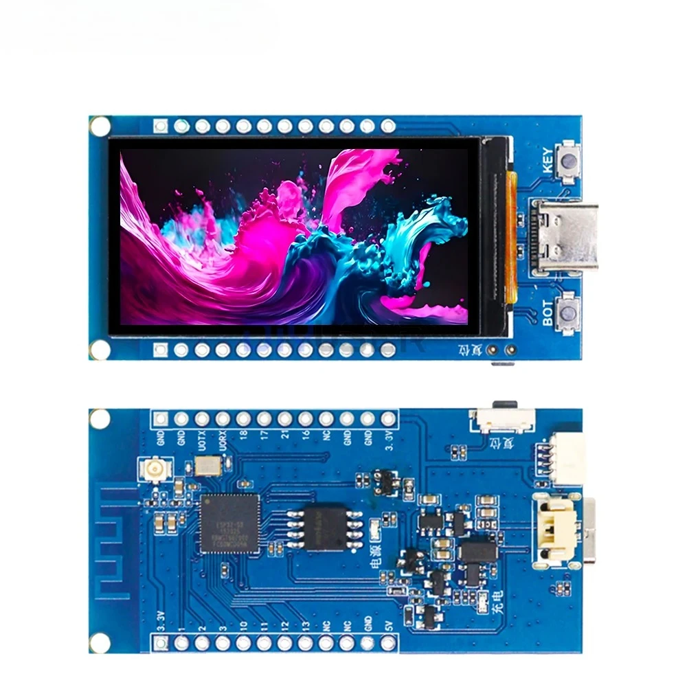 ESP32-S3 Development Board 1.9 inch IPS LCD Display ST7789 Driver 170x320 Resolution WiFi Bluetooth 5.0 For DIY Project