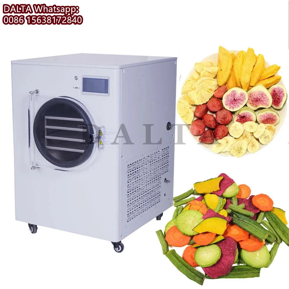 0.1-0.6㎡ Home Use Vacuum Freeze Dryer Lyophilization Machine Multifunctional Lyophilizer for Vegetables Fruit Meat and Pet Food