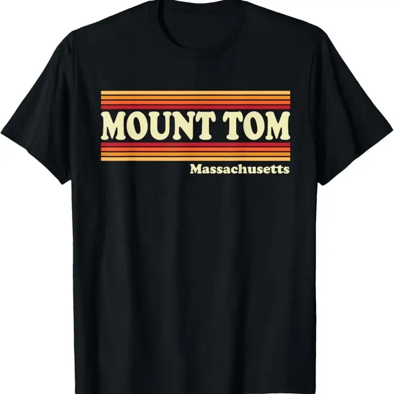 Vintage 1980S Style Mount Tom Massachusetts T Shirt