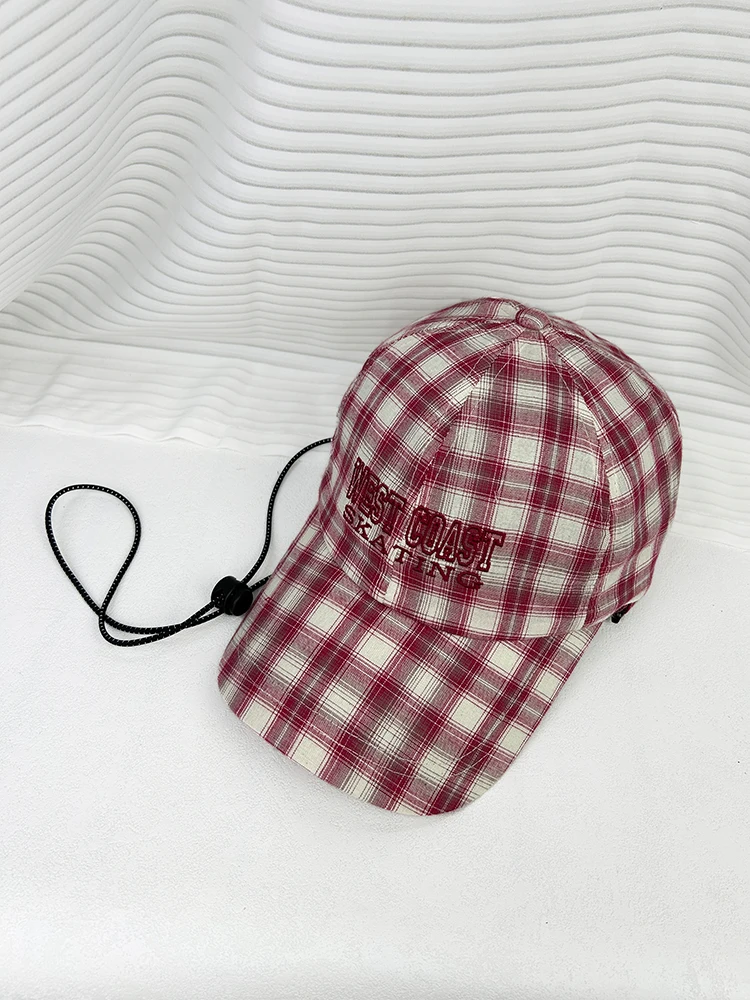 

Korean embroidered letter baseball cap women's summer outdoor drawstring visor quick-drying breathable baseball cap men's tide