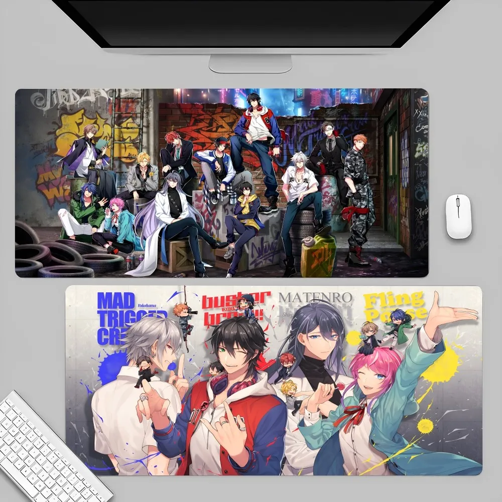 Anime Hypnosis Mic Mousepad Large Gaming Mouse Pad LockEdge Thickened Computer Keyboard Table Desk Mat