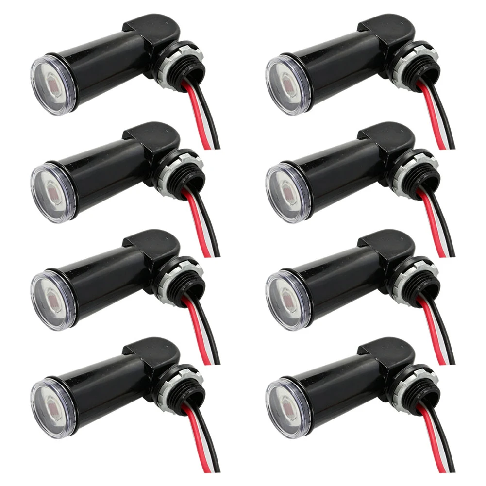 Auto Photovoltaic Light Controller With 200 Degree Adjustable Base And Smart Delay Function For Parking Lot Landscape Lights
