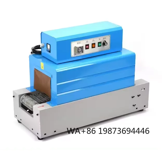 Mini Heat Tunnel Shrink Wrap Machine, PVC PP Film for Bottle Commodity Wrapping