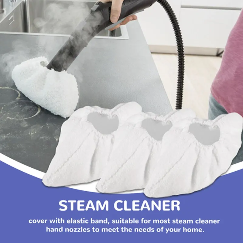 A01V-Microfiber Cover Set For Hand Nozzle Karcher Easyfix Steam Cleaner SC1, SC2, SC3, SC4, SC5