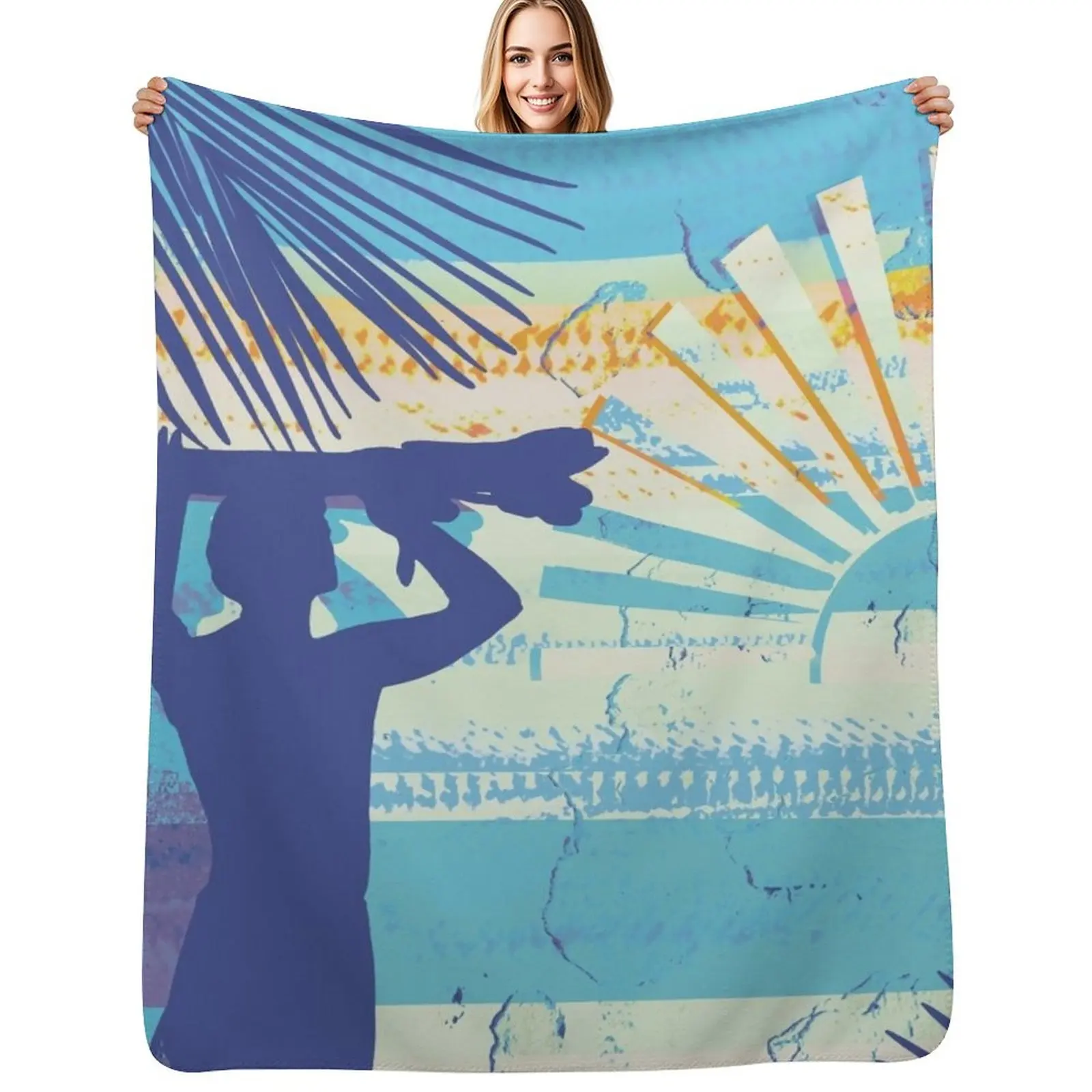 

Dawn Surfer Throw Blanket halloween christmas gifts Decoratives Thermal Blankets