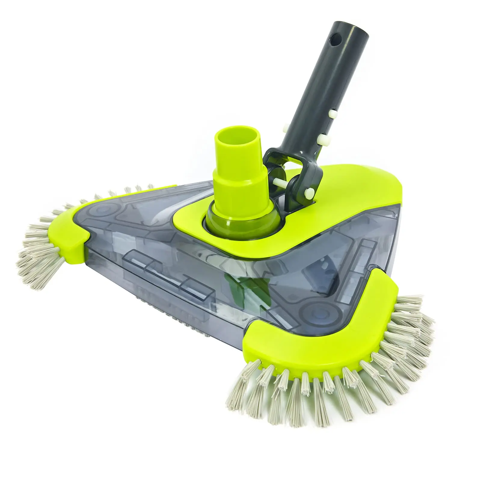High Quality Under Water Cleaning Brush Included Blue Triangular Swimming Pool Vacuum Headpromote sales