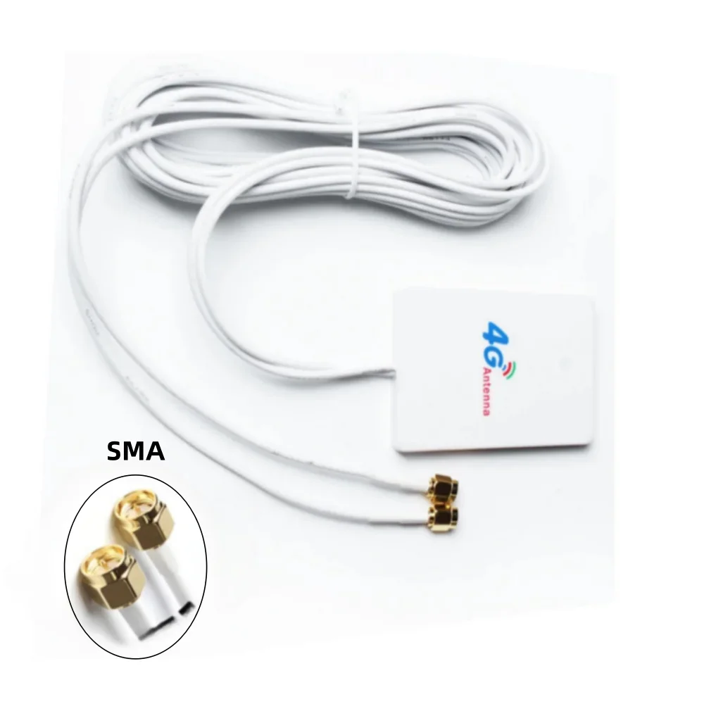 4G Alto Guadagno 8dBi MIMO ثنائي النطاق واي فاي موبايل هوت سبوت راوتر مزدوج SMA TS9 موصل لإعداد المودم المزدوج #2