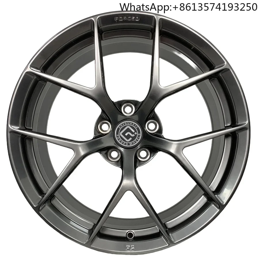 For Direct Custom Forged Wheels Size 16 17 18 19 20 21 22 Inch Pcd 5x113 Sport Wheels High Gloss Black Cutout