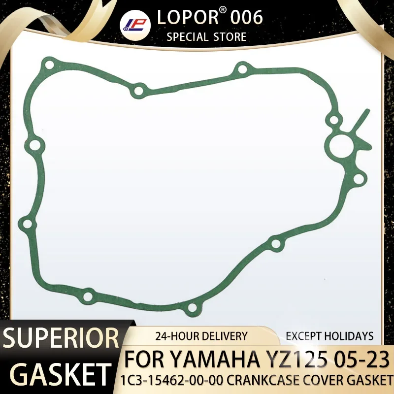 

LOPOR Motorcycle Engine Cranks Rods Crankcases Gasket For YAMAHA YZ125 1C3-15462-00-00 YZ 125 2005-2023