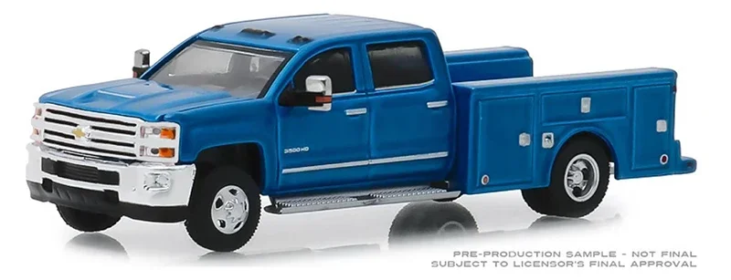 1:64 2018 Chevrolet Silverado 3500 Diecast Metal Alloy Model Car Toys For  Gift Collection